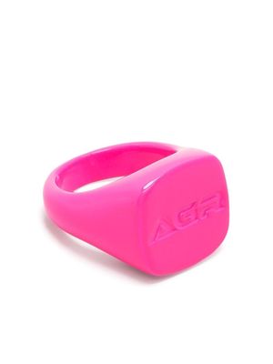 AGR Hatton Labs Safety signet ring - Pink