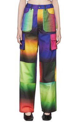 AGR Multicolor Gradient Twill Trousers