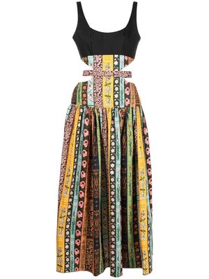 Agua By Agua Bendita floral-print cotton midi dress - Multicolour