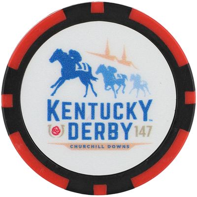 Ahead Red Kentucky Derby 147 Poker Chip