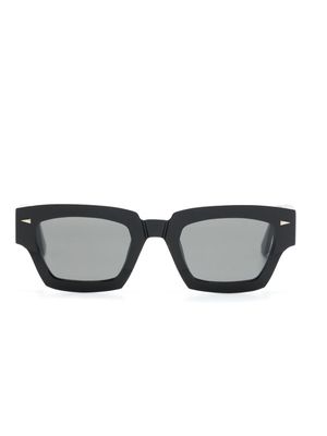 Ahlem Magenta rectangle-frame sunglasses - Black