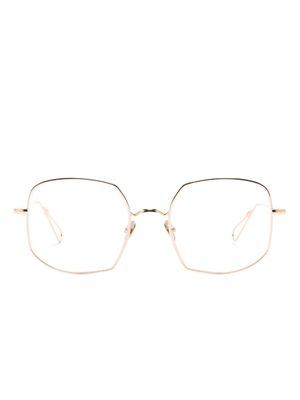 Ahlem oversize square-frame glasses - Gold