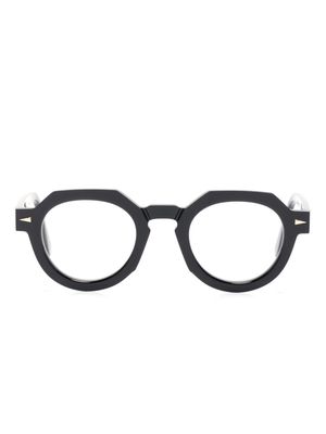 Ahlem Petits Champs round-frame glasses - Black