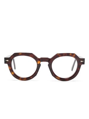 Ahlem Petits Champs round-frame glasses - Brown