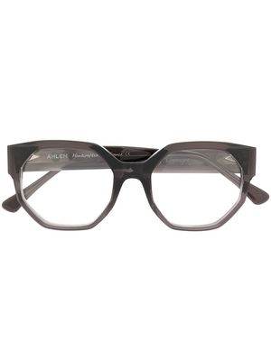 Ahlem square-frame optical glasses - Black