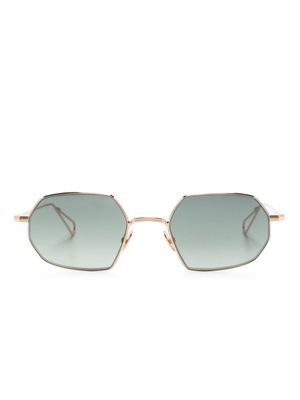Ahlem Triomphe geometric-frame sunglasses - Gold