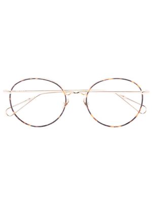 Ahlem Vendôme round-frame glasses - Brown