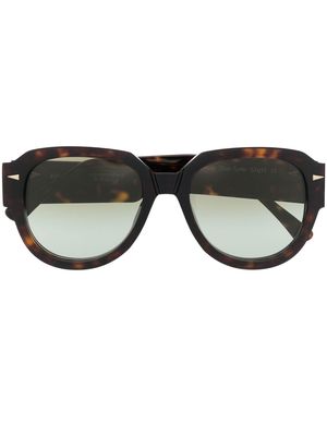 Ahlem x Palais Galliera tortoiseshell-effect sunglasses - Brown