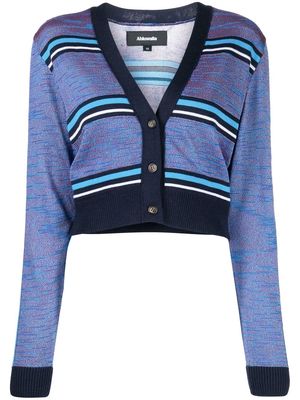 Ahluwalia Augusta striped cardigan - Blue
