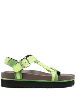 Ahluwalia Bailey leather sandals - Green