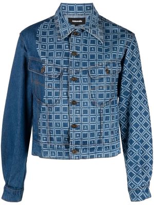 Ahluwalia Priya fitted denim-jacket - Blue