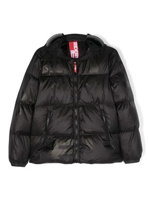 AI Riders on the Storm Young hooded padded jacket - Black