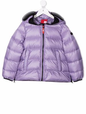 AI Riders on the Storm Young padded hooded jacket - Purple
