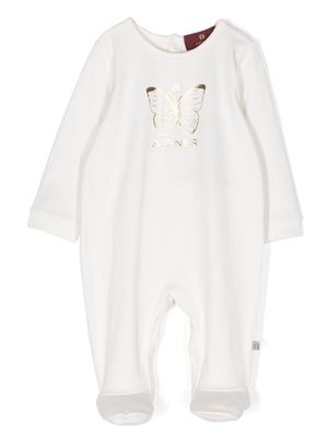 Aigner Kids butterfly-print cotton pajamas - White
