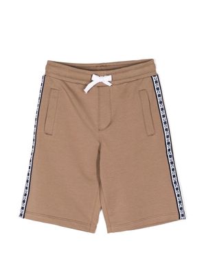 Aigner Kids cotton Bermuda shorts - Brown
