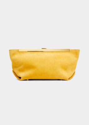 Aimee Envelope Suede Clutch Bag