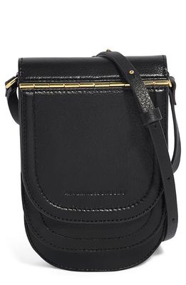 Aimee Kestenberg Chit Chat Leather Phone Crossbody Bag in Black