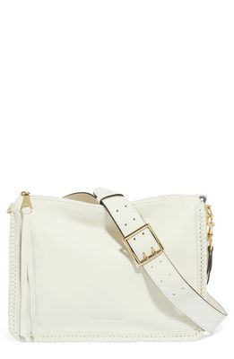 Aimee Kestenberg Famous Leather Large Crossbody Bag in Vanilla Ice