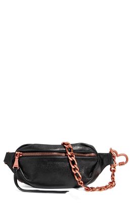 Aimee Kestenberg Milan Belt Bag in Black W Shiny Black Studs