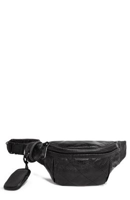 Aimee Kestenberg Outta Here Quilted Leather Sling Bag in Black