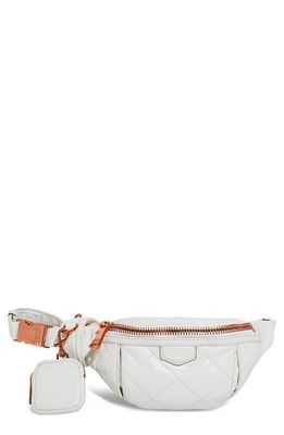 Aimee Kestenberg Outta Here Quilted Leather Sling Bag in Vanilla Ice