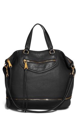 Aimee Kestenberg Worth It Expandable Leather Tote in Black