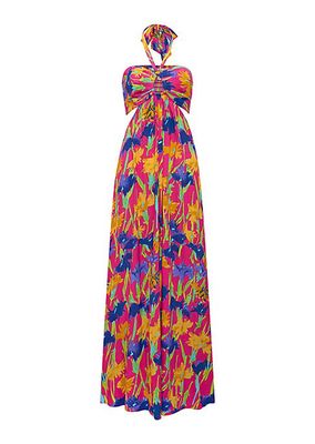 Ainslina Halter Maxi Dress