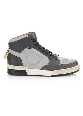 Air Jon High Vitello Leather Sneakers