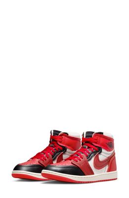 Air Jordan 1 High MM Basketball Sneaker in Sport Red/Red/Black/Sail 