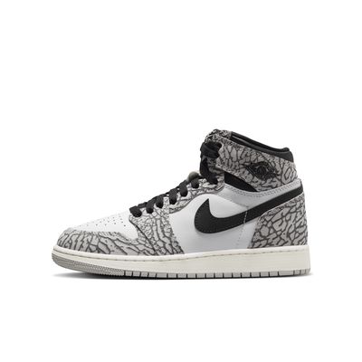 Air Jordan 1 High OG Big Kids' Shoes in Grey