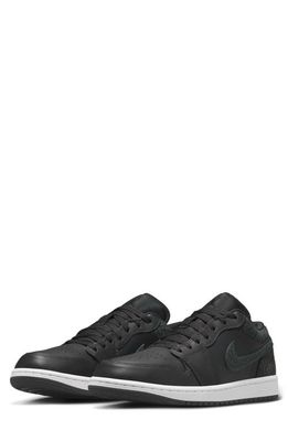 Air Jordan 1 Low 'Black Elephant' Sneaker in Off Noir/Black/White/Black