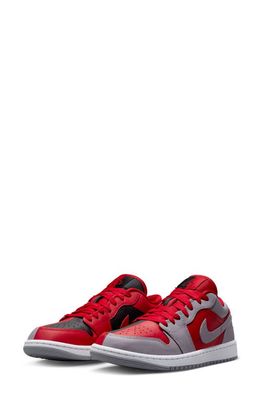 Air Jordan 1 Low SE Basketball Sneaker in Gym Red/Cement Grey/Black
