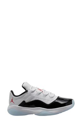 Air Jordan 11 CMFT Low Sneaker in White/Red/Black/Blue Tint