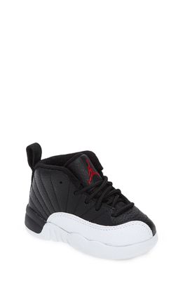 Air Jordan 12 Retro Basketball Sneaker in Black/Varsity Red/White