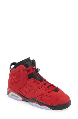 Air Jordan 6 Retro High Top Sneaker in Varsity Red/Black