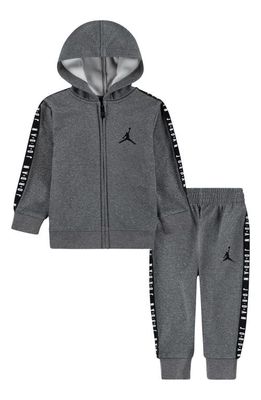 Air Jordan Therma-Fit Fleece Hoodie & Joggers Set in Carbon Heather