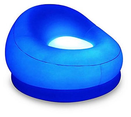 AirCandy Illuminated Inflatable LED City Chair