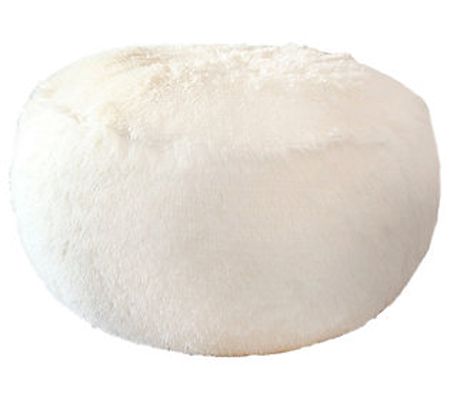 AirCandy Inflatable Faux Fur Ottoman