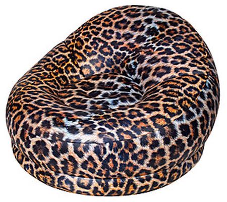 AirCandy Inflatable Leopard Print City Chair