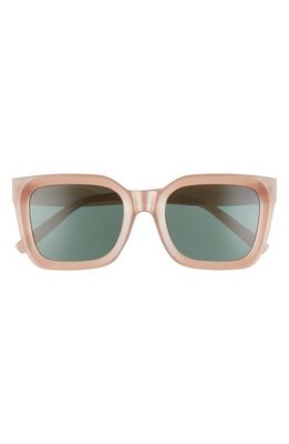 AIRE Abstraction 50mm Rectangular Sunglasses in Fawn