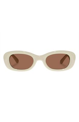 AIRE Calisto 49mm Small Oval Sunglasses in Iridescent Pineapple 