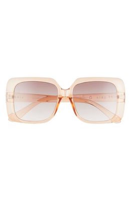 AIRE Cassiopeia 55mm Square Sunglasses in Rose