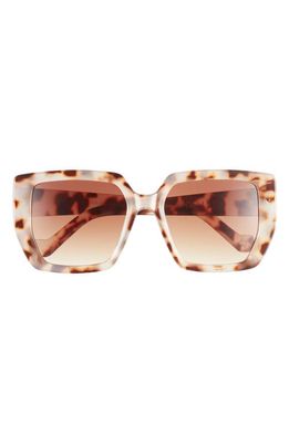 AIRE Centaurus 55mm Square Sunglasses in Tort /Brown Grad