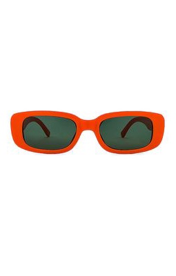 AIRE Ceres Rectangle Sunglasses in Orange.