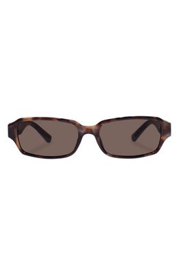 AIRE Crater 54mm Rectangular Sunglasses in Dark Tort /Gold 