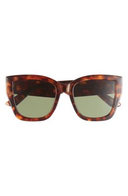 AIRE Haedus 53mm Gradient Square Sunglasses in Tort /Green Mono