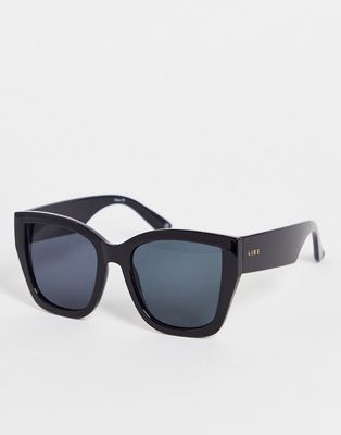 AIRE haedus square sunglasses in black