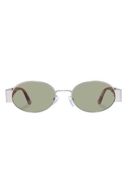 AIRE Mars 51mm Oval Sunglasses in Satin Gold 