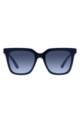 AIRE Meteorite 54mm Gradient D-Frame Sunglasses in Black 