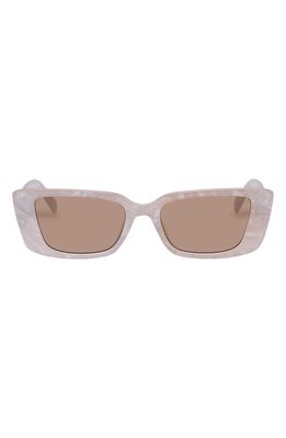 AIRE Novae 51mm Cat Eye Sunglasses in Linen Marble
